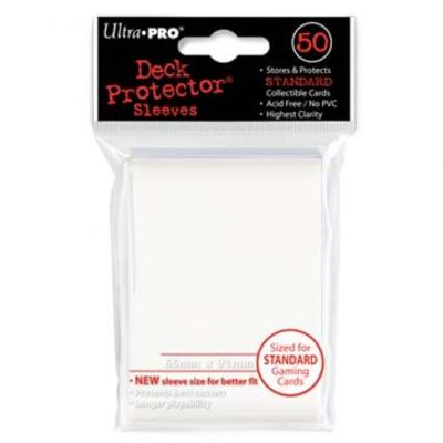 Standard Deck Protectors - White (50-Pack)